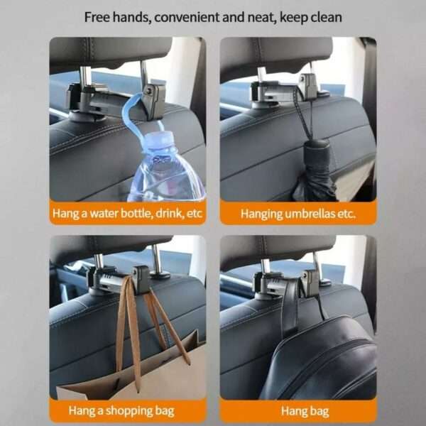 2 In 1 Headrest Hook &, Phone Holder