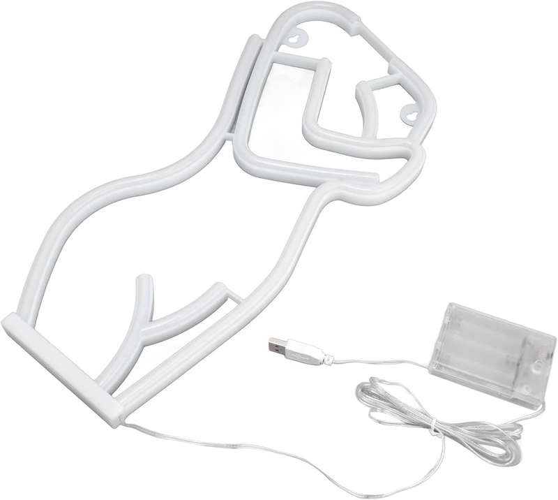 FA-A62 Ladys Front Silhouette Neon Sign Lamp USB And Battery Operated