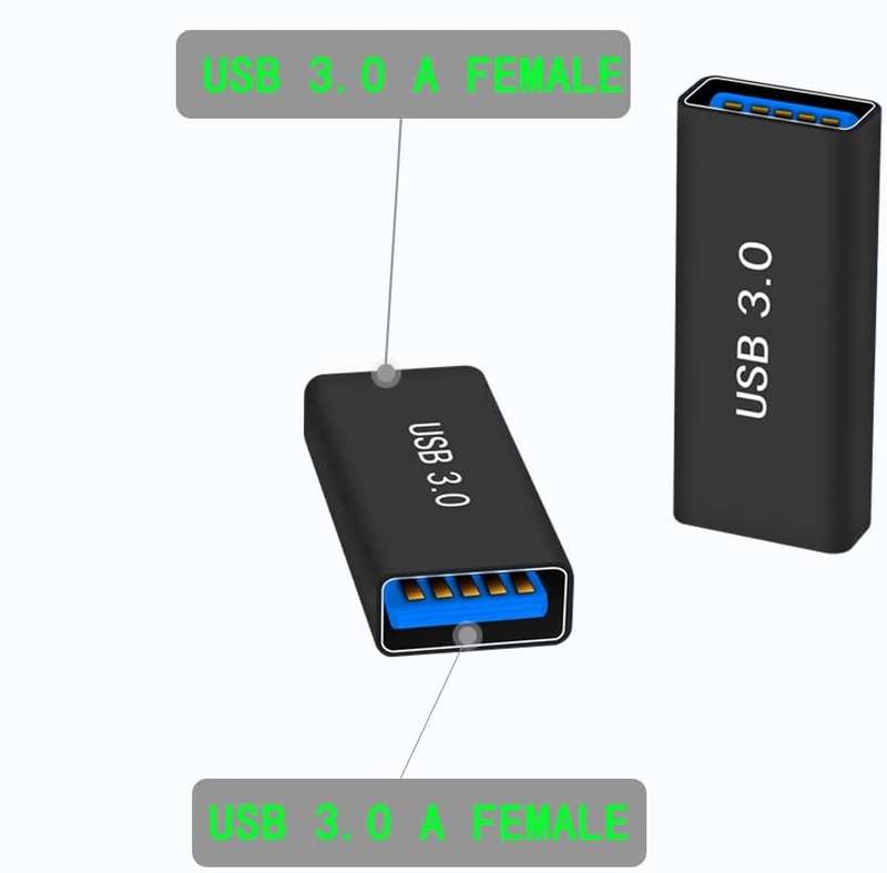 SE-L87 USB 3.0 Female to USB 3.0 Female Extender Adapter 1pc