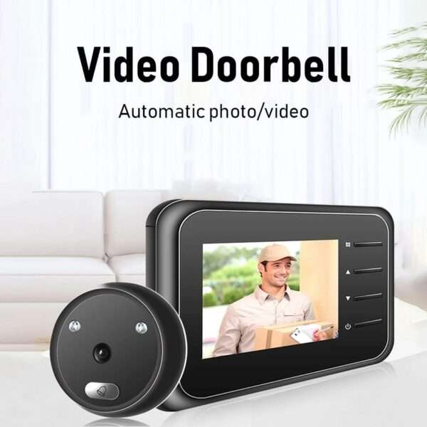 R11 Digital Peephole Viewer Doorbell 2.4 inch Screen IR Night Vision Electronic Door Eye Camera