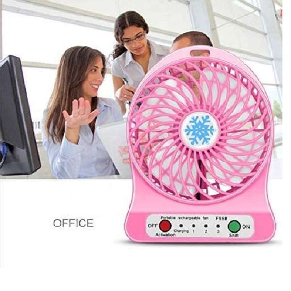 SE-F001 Rechargeable Mini Fan With LED light 1200Mah