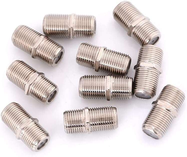 100PCS F Type Coupler Adapter Connector Female