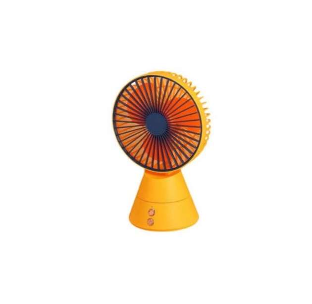 PM-018 Oscillating USB Rechargeable Table Fan with LED Light