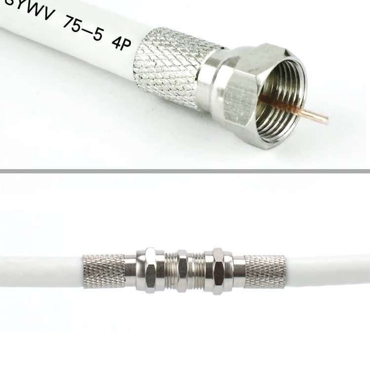 Self Tightening F-Head TV Screw Connector Pack OF 100