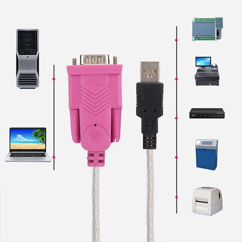 SE-L94 USB To RS232 DB9 Serial Cable Adapter 1.5M