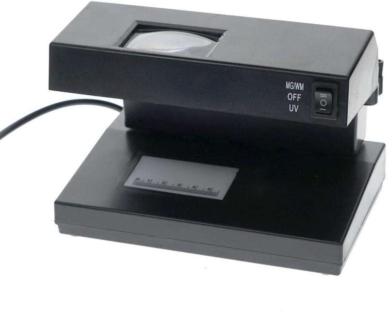 AD-2138 Counterfeit Money Detector With Magnifying Glass