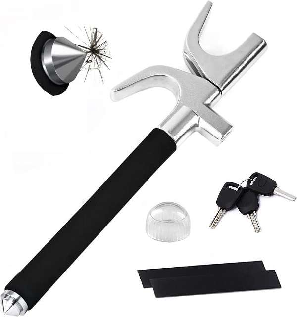 Jiageng JG68 Car Steering Wheel Lock With Hammer Head