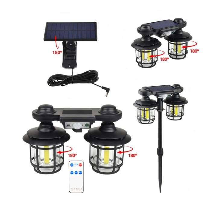 FA-JD-2217 Solar Powered Sensor Light 192 COB