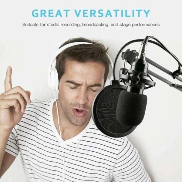 XF0125 BM-800 Adjustable Studio Mic USB Condenser Sound Recording Microphone