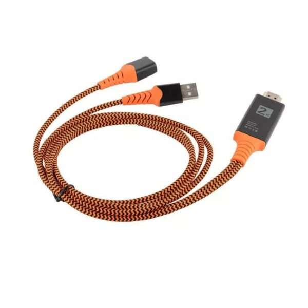 Bluetooth HDMI To Female  USB + Male USB  Cable