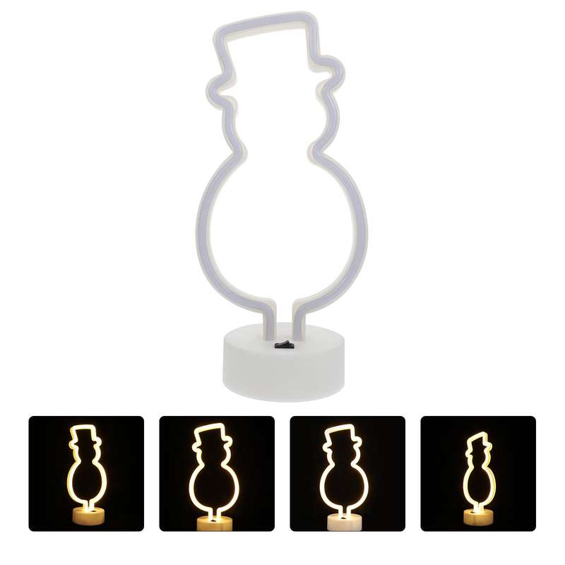 B-22 USB DC Cable Or Battery Operated Yeti Neon Lamp With Base