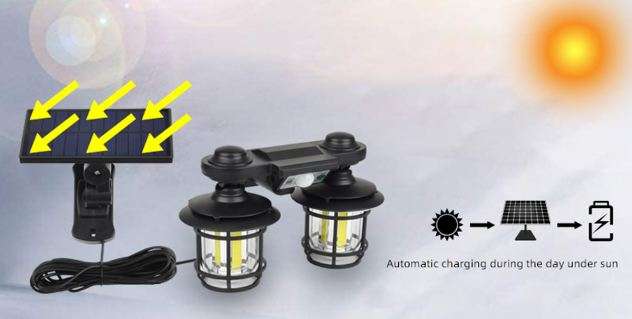 FA-JD-2217 Solar Powered Sensor Light 192 COB