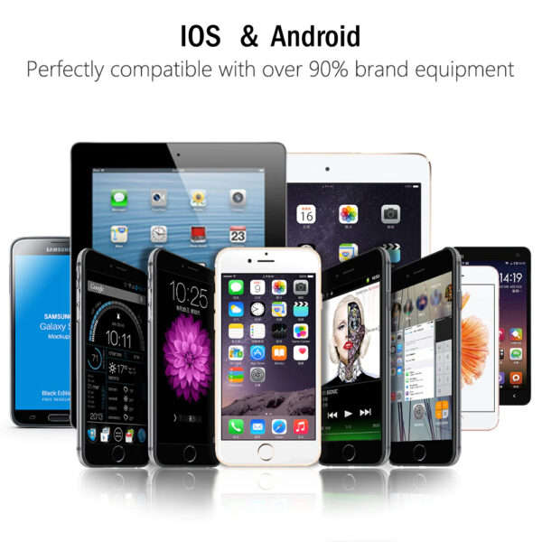 3 USB Fast Smart Charger 2 in 1 Meter Cable Link