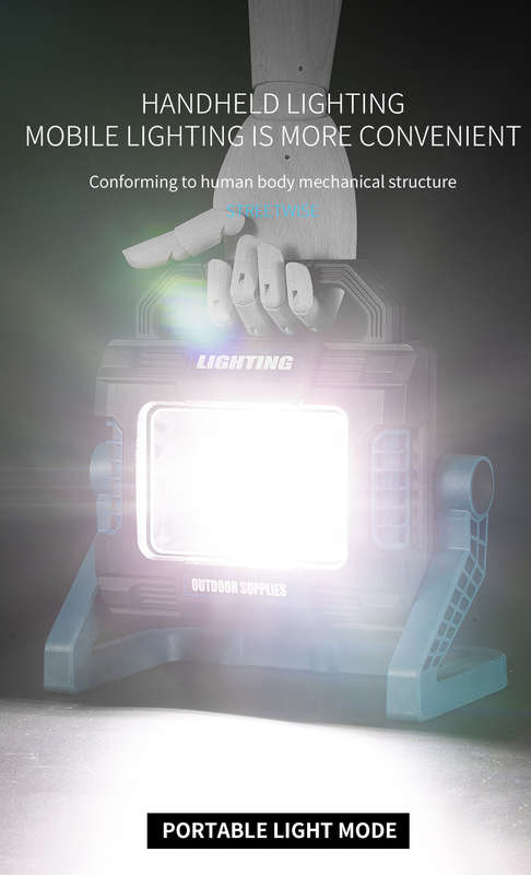 FA-W8101A Rechargeable COB Stepless Dimming Work Light With Removeable Battery Pack