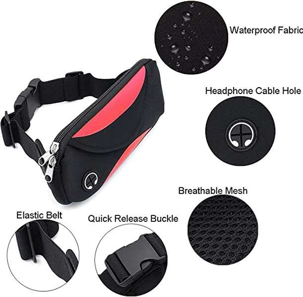 JG20375148 Pencil Case Fanny Pack Running Waist Bag