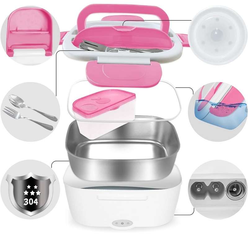 Aorlis AO-78432 Portable Electric Lunch Box Food Heater 1.5L