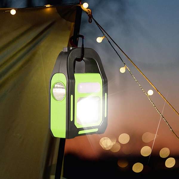 Aerbes AB-TY53 Rechargeable Solar Powered LED + COB  Emergency Work Light 5W
