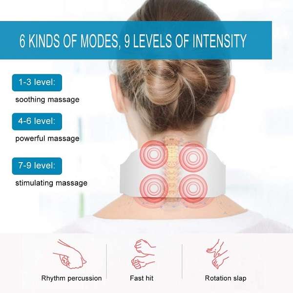 AO-78112 Rechargeable Pulse Neck Massager 3D 3W 3.7V