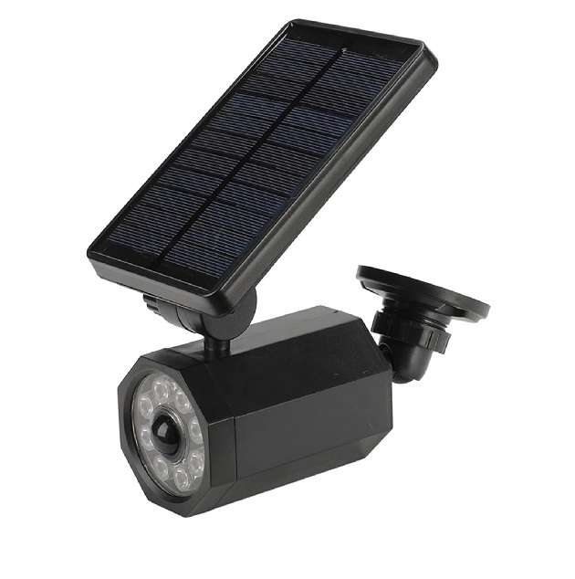 Aerbes AB-TY50 LED Solar Powered Wall Motion Sensor Light Dummy Camera 20W