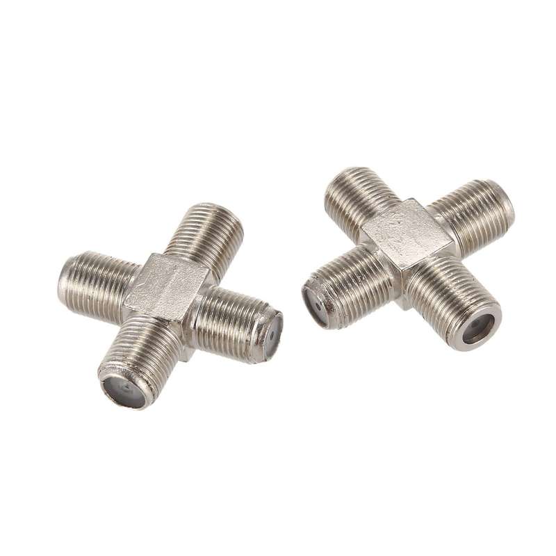 Female to 3 Female Splitter, Coax Coaxial Cable Splitter