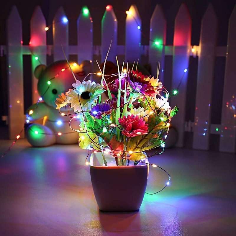 ZYF-92 Copper Wire  Battery Operated Fairy Light RGB 10M