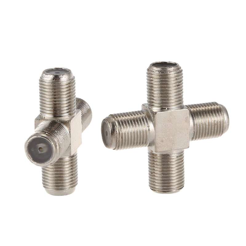 Female to 3 Female Splitter, Coax Coaxial Cable Splitter