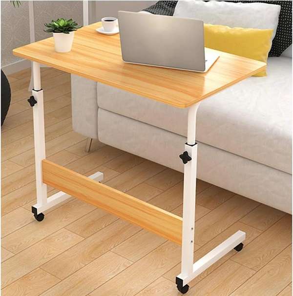 WS6040 Adjustable Height Trolley Bedside Laptop Table