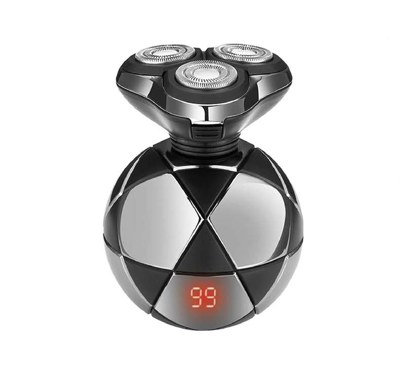 Aerbes AB-LF02 USB Rechargeable 5W Round Shaver With Digital Display