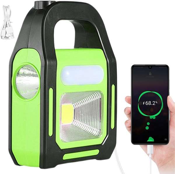 Aerbes AB-TY53 Rechargeable Solar Powered LED + COB  Emergency Work Light 5W