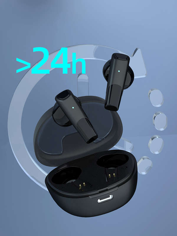 Treqa BT-33 Bluetooth 5.2 Headset with Transparent Cover Available In Black &, White