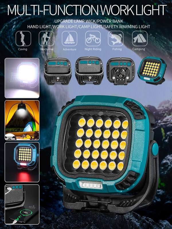 FA-W893-1 Multifunctional USB-C Rechargeable Cob  Light Or AAA Battery Powered