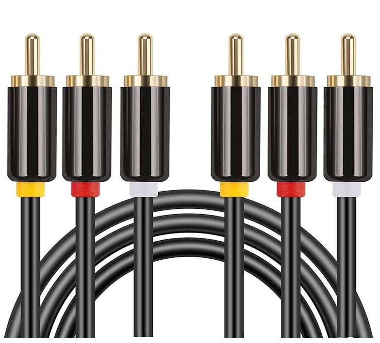 Aerbes AB-S052 3RCA To 3RCA Male 3M