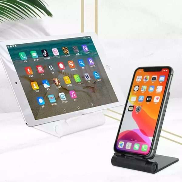 JZ-Y001 Desk Holder Cell phone Tablet With Portable Makeup Mirror