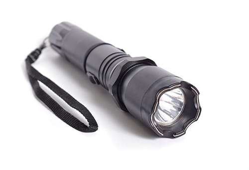FA-1101 Self Defense Flash Light With Stun Gun