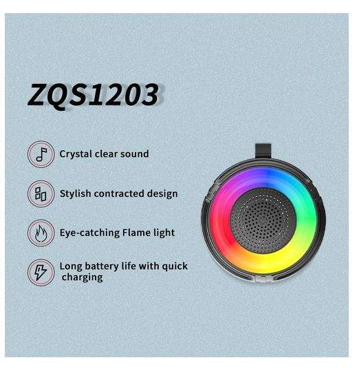 ZQS1203 Mini Portable 1200mah Bluetooth Speaker 5W 2