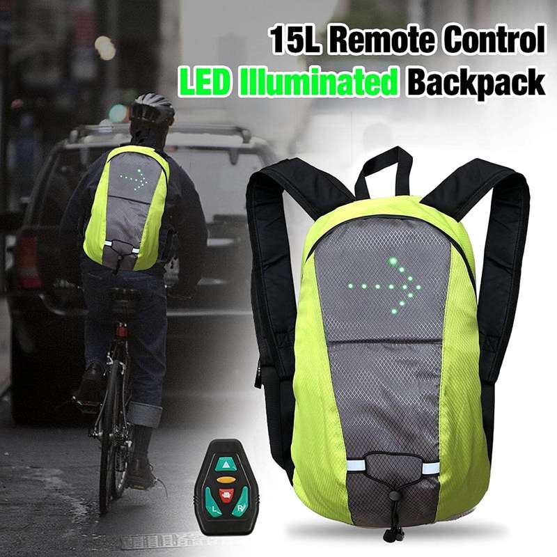 XF0773 15Ltr Reflective Sports Bag With LED Indicator And Remote Control