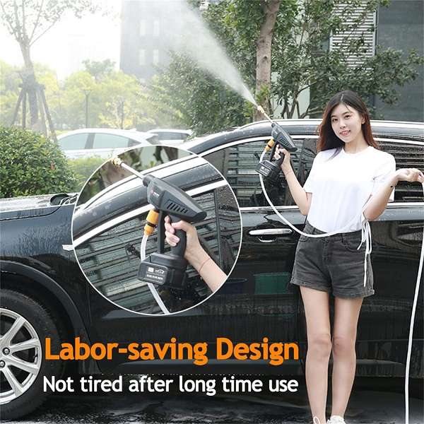 Jiageng JG-058B Rechargeable High-Pressure 24V Car Washing Machine Gun Set