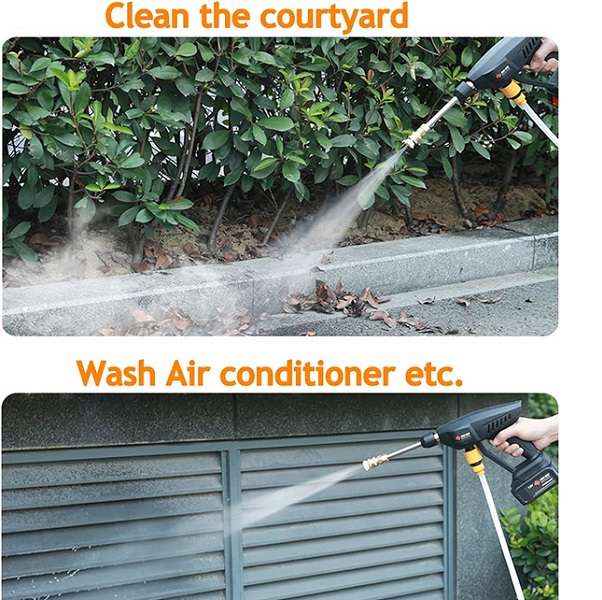 Jiageng JG-058B Rechargeable High-Pressure 24V Car Washing Machine Gun Set