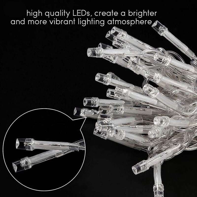 SE ZYF-D79 LED 20M Inter-Connecting Clear Cable Fairy light Warm White