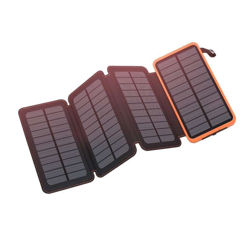Jiageng JG306 4 Panels  Solar Power Bank With Dual USB Port And LED Light 16800Mah