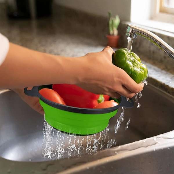 J08 Collapsible Strainer Baskets 2pcs