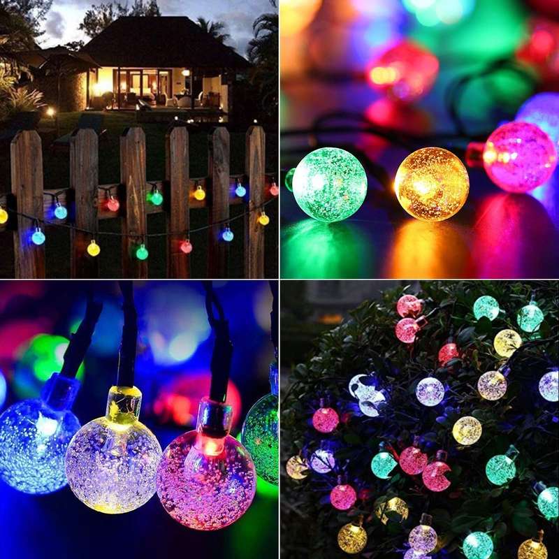 FA-LC45C Solar Bubble Ball RGB String Light 5M