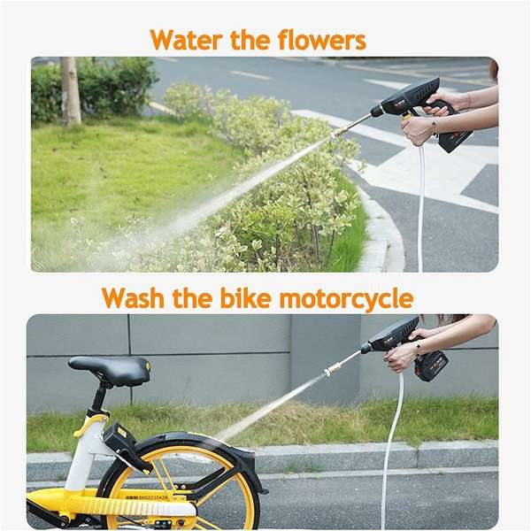 Jiageng JG-058B Rechargeable High-Pressure 24V Car Washing Machine Gun Set