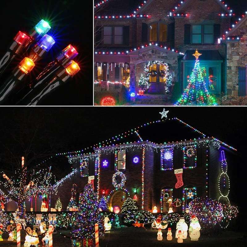 ZYF-D86 RGB 20M LED Inter-Connecting Black Cable Fairy Light