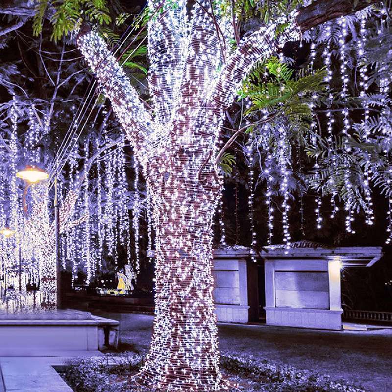 ZYF-D81 LED Inter-Connecting Clear Cable Fairy Light White 20M