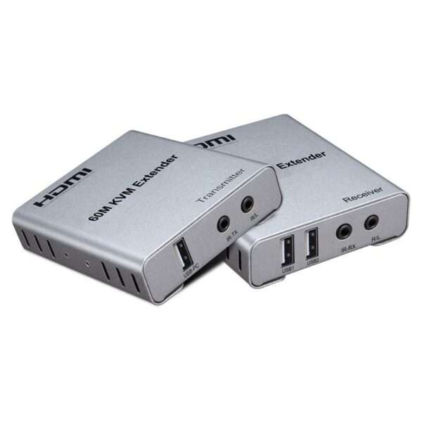 SE-L176 HDMI Extender 60M KVM Single Network Cable Transmission 1080P/60Hz HD Signal Extender wit...