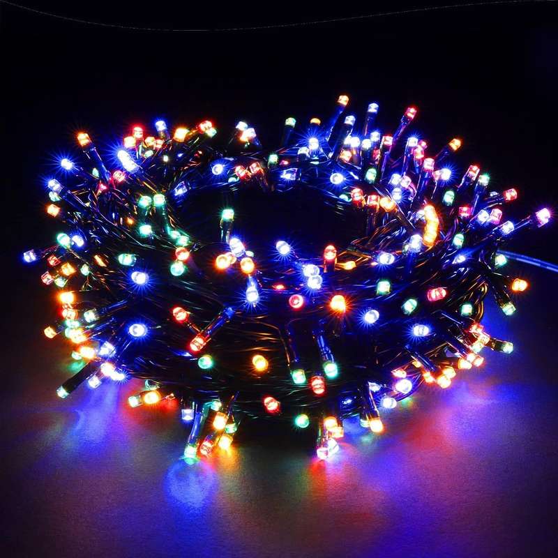 ZYF-D86 RGB 20M LED Inter-Connecting Black Cable Fairy Light