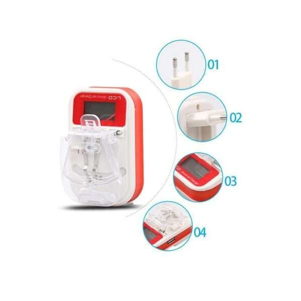 Universal EU Plug USB Battery Charger with LCD Indicator Screen Adapter Cell Phones Batteries