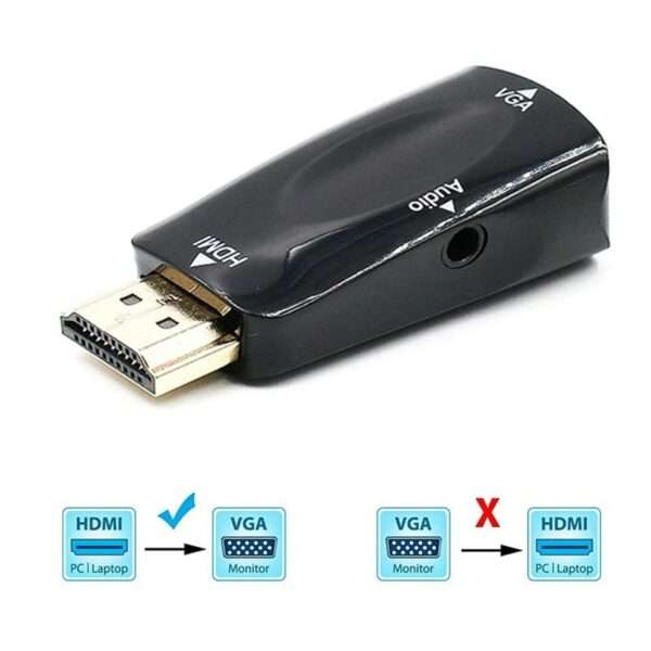 SE-LHG-P HD 1080P HDMI to VGA And  Audio Adapter