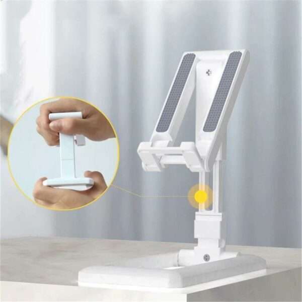 Universal Desktop Mobile Phone and Tablet Holder Stand Adjustable Foldable Desk Stand